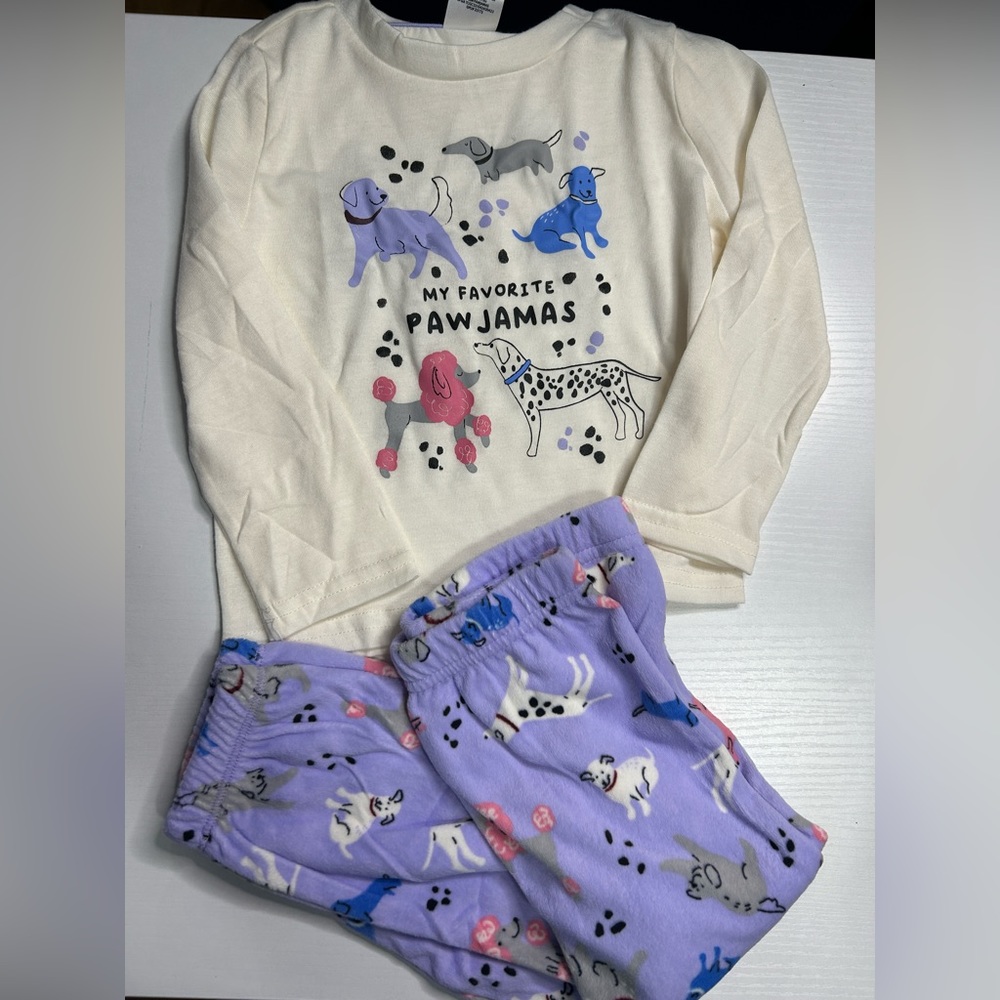 NWOT 2 Piece Girls Pajama Set